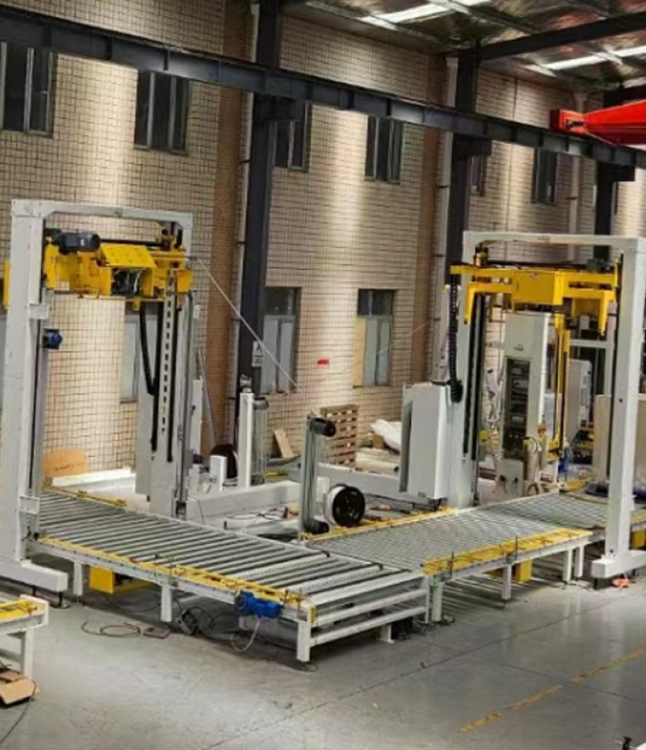 液晶面板托盘捆扎包装线