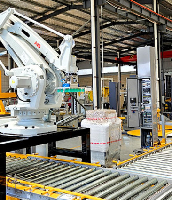 纸盒装箱码垛包装线